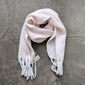 Lauren Conrad Pink Fringe Confetti Blanket Scarf